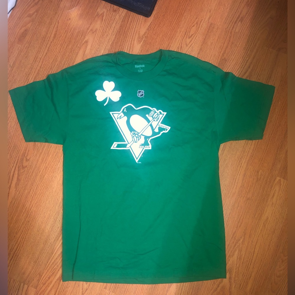 Pittsburgh Penguins St. Patrick’s NHL Edition Reebok T-Shirt